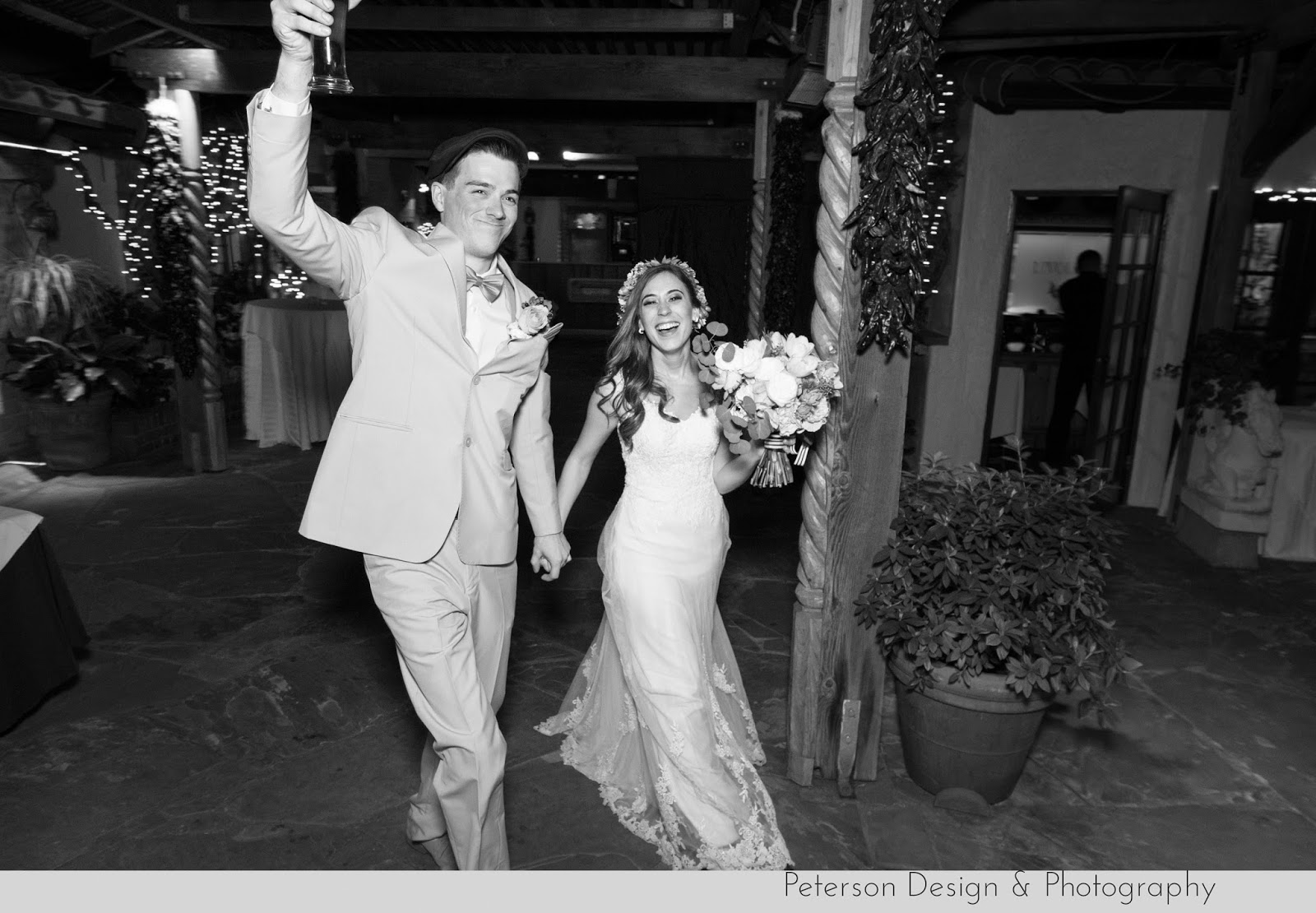 Showcase DJ grand entrance bride and groom at The Hacienda in Santa Ana Ca