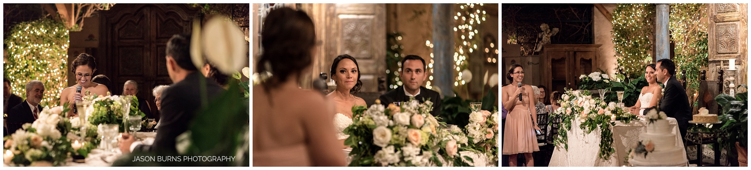 Toast at The Hacienda Wedding