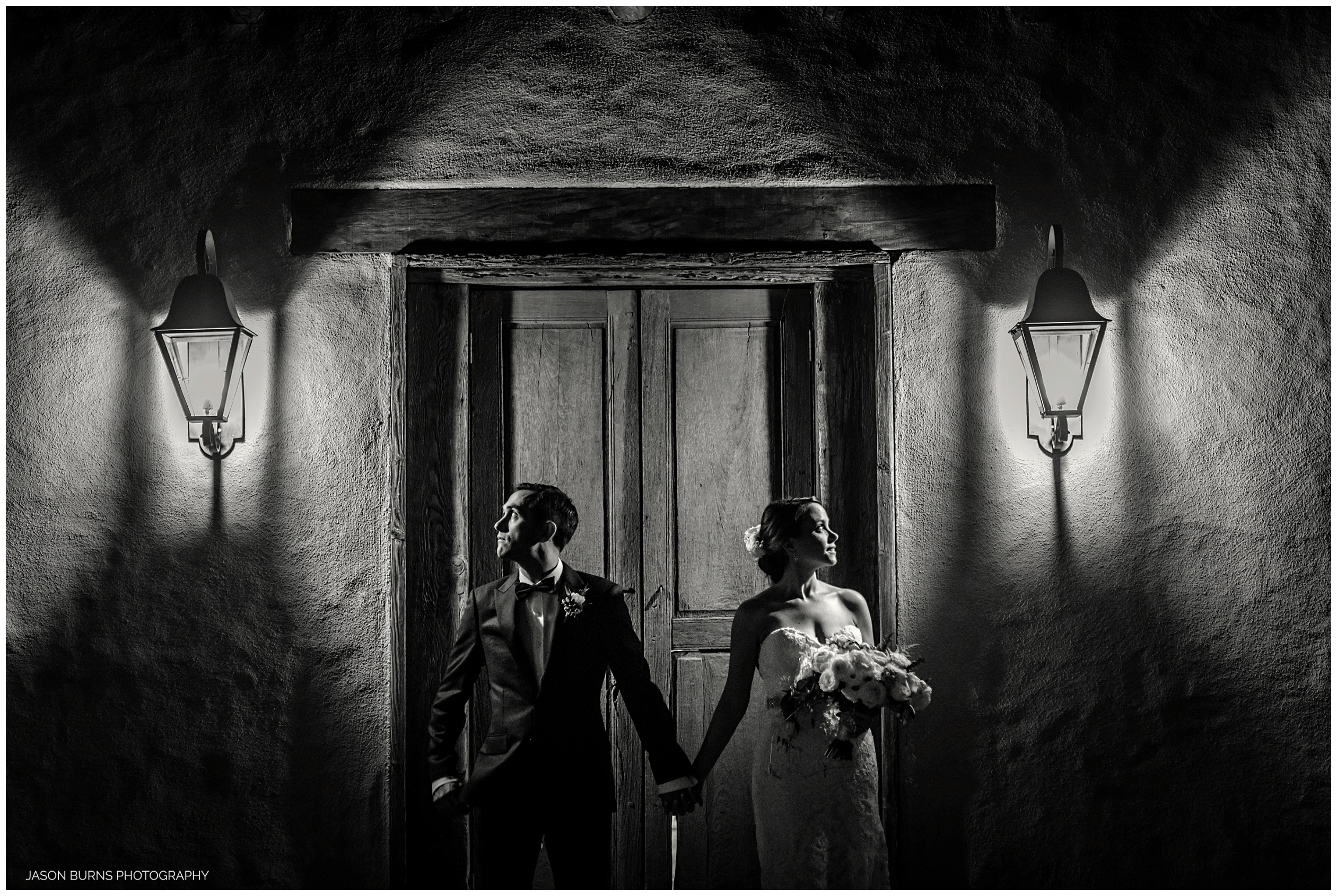 Bride and groom The Hacienda Door